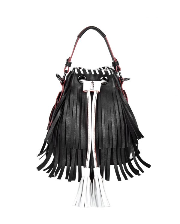 Lilou Fringe – Black White